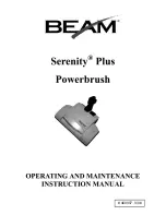 Предварительный просмотр 1 страницы Beam Beam Serenity Plus - Beam by Serenity Operating And Maintenance Manual