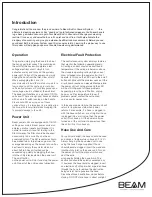 Preview for 4 page of Beam Central Vacuum Systems Operating And Maintenance Instruction Manual