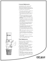 Preview for 6 page of Beam Central Vacuum Systems Operating And Maintenance Instruction Manual