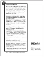 Preview for 8 page of Beam Central Vacuum Systems Operating And Maintenance Instruction Manual