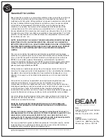 Preview for 15 page of Beam Central Vacuum Systems Operating And Maintenance Instruction Manual