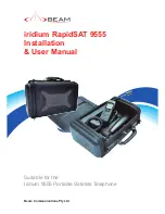 Beam iridium RapidSAT 9555 Installation & User Manual preview