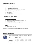 Preview for 3 page of Beam iridium RapidSAT 9555 Installation & User Manual