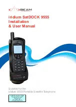 Предварительный просмотр 1 страницы Beam Iridium SatDOCK 9555 Installation & User Manual