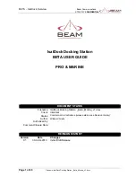 Предварительный просмотр 1 страницы Beam IsatDock LITE User Manual