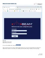 Предварительный просмотр 20 страницы Beam MG200 User Manual