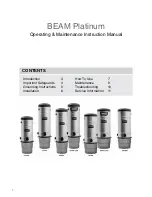 Preview for 2 page of Beam Platinum SC335 Owner'S Manual