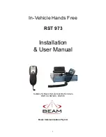 Предварительный просмотр 1 страницы Beam RST 973 Installation & User Manual