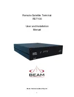 Beam RST100 User And Installation Manual preview