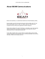 Предварительный просмотр 7 страницы Beam RST200 Installation & User Manual