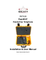 Preview for 1 page of Beam RST625 Installation & User Manual