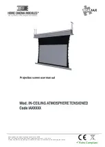 Beamax In-Ceiling Atmosphere Tensioned User Manual preview