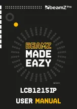 Предварительный просмотр 1 страницы Beamz Pro 150.721 V1.0 User Manual