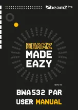 Beamz Pro 150.794 User Manual предпросмотр