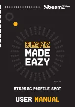 Beamz Pro 151.372 User Manual предпросмотр