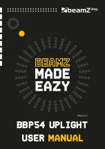 Preview for 1 page of Beamz Pro BBP54 User Manual