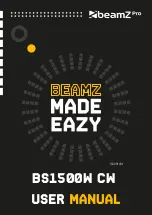 Предварительный просмотр 1 страницы Beamz Pro BS1500W CW User Manual