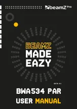 Предварительный просмотр 1 страницы Beamz Pro BWA534 PAR User Manual