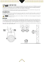 Предварительный просмотр 5 страницы Beamz Pro BWA534 PAR User Manual