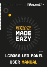 Предварительный просмотр 1 страницы Beamz Pro LCB366 User Manual