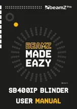 Beamz Pro SB400IP User Manual предпросмотр