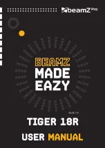 Предварительный просмотр 1 страницы Beamz Pro TIGER 18R User Manual