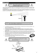 Preview for 5 page of Beamz professional 152.518 Instruction Manual