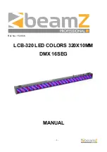 Beamz professional LCB-320 Manual preview