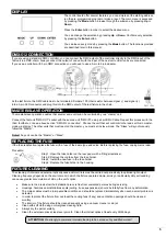 Предварительный просмотр 5 страницы Beamz 150.622 Instruction Manual