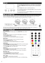 Предварительный просмотр 4 страницы Beamz 151.210 Instruction Manual