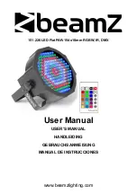 Beamz 151.226 User Manual preview