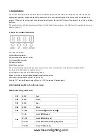 Preview for 8 page of Beamz 151.230 LED PAR 64 18 x 10W Alu Quad IR DMX User Manual