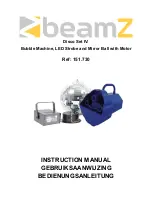 Preview for 1 page of Beamz 151.730 Instruction Manual