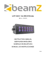 Предварительный просмотр 1 страницы Beamz 153.272 Instruction Manual