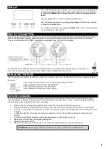 Предварительный просмотр 5 страницы Beamz 153.274 Instruction Manual