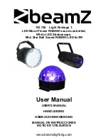 Предварительный просмотр 1 страницы Beamz 153.381 User Manual