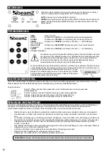 Предварительный просмотр 10 страницы Beamz 153.704 Instruction Manual