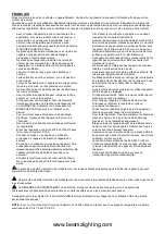 Предварительный просмотр 6 страницы Beamz 154.060 Instruction Manual