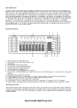 Предварительный просмотр 7 страницы Beamz 154.060 Instruction Manual