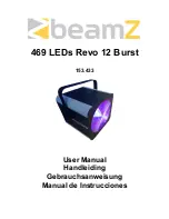 Beamz 69 LEDs Revo 12 Burst 153.433 User Manual предпросмотр