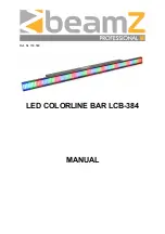 Предварительный просмотр 1 страницы Beamz LCB-384 User Manual