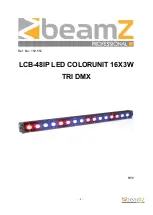 Предварительный просмотр 1 страницы Beamz LCB-48IP Quick Start Manual