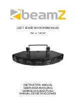 Beamz LED 7 LENSE MOON RGBW 84LED Instruction Manual предпросмотр