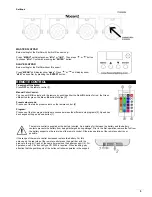 Предварительный просмотр 5 страницы Beamz LED PARBAR 4Way Kit 18x1W RGB LEDS DMX Instruction Manual