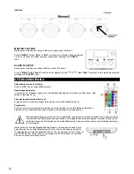 Предварительный просмотр 10 страницы Beamz LED PARBAR 4Way Kit 18x1W RGB LEDS DMX Instruction Manual