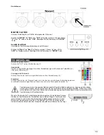 Предварительный просмотр 15 страницы Beamz LED PARBAR 4Way Kit 18x1W RGB LEDS DMX Instruction Manual