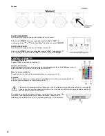 Предварительный просмотр 20 страницы Beamz LED PARBAR 4Way Kit 18x1W RGB LEDS DMX Instruction Manual