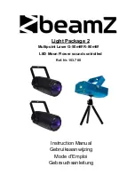 Beamz Light Package 2 Instruction Manual предпросмотр