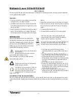 Предварительный просмотр 2 страницы Beamz Light Package 2 Instruction Manual