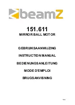 Beamz MBM220 Instruction Manual preview